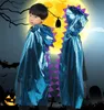 Chłopiec Dziewczyna Dzieci Halloween Cosplay Kostiumy Dinozaur Cloak Gown Szata Z Kapelusz Chirstmas Wakacyjny Party 110 * 90cm Animal Cape