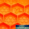 Nuovo silicone a nido d'ape stampo ape a forma di nido d'ape biscotti al cioccolato cubetto di ghiaccio sapone stampo torta strumento di cottura colore casuale prezzo di fabbrica design esperto qualità più recente