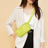 Evening Bags 2021 Summer Ladies Genuine Leather Chain Shoulder Crossbody Bag Fashion Woven Waist Women Knit Belt