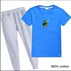 Summer Designers Kleding Kinderkleding Sets T-shirt met korte mouwen + Shorts Ronde hals Tweedelige sportkleding voor jongens en meisjes