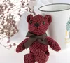 16 cm schattige teddyberen hanger pluche speelgoed gevulde poppenzak sleutelhanger decoraties kawaii mini teddies beren voor kinderen meisjes