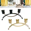 Bougies Thinkers 3 bras Tall de chandelier Bande candélabre pour bougies coniques Mariage en métal, Dinning, Parti