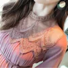 Casual jurken vrouwen moederschap kant chiffon zwangerschap zwangere bruiloft geplooide jurk sexy po shoot pografie rekwisers kleding