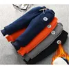 Ragazzi pantaloni caldi inverno nuovi ragazzi bambini casual cotone spesso più pantaloni di velluto per ragazze pantaloni sportivi per bambini 1-2-3-4-5-6 anni 210303