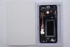 LCD-skärm för Samsung Galaxy S9 Plus G965 OEM AMOLED Skärmpaneler Digitizer Assembly Ersättning med ram