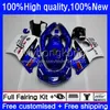 Fairings for Suzuki Srad GSXR 750 600 CC GSX-R750 600cc 750cc 96-00 Kroppsarbeten 16.0 GSX-R600 GSXR600 96 97 98 99 00 GSXR750 1996 1997 1998 1999 2000 Bodys Kit Factory Blue