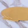 100 pcs 9cm Round Mousse Cake Boards Decorativos Bolo Descartável Pizza Círculo De Círculo Bolos Base Pastelaria Ferramenta