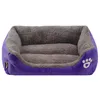 Super Grote Hond Sofa Bed Waterdichte Bodem Zachte Fleece Nest Mandketten Mat Pet Herfst Winter Warm Cozy S House 210924