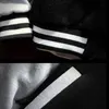Varış eklenmiş marka tek göğüslü patchwork kısa tarzı kaburga kol bombacı ceket erkekler pamuk rahat beyzbol ceket 210818