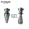 Titanium Nagel 10mm14mm19mm Joint 6 IN 1 Domeless Titanium Nagels Voor Mannelijke en Vrouwelijke Fabrieksprijs