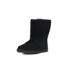 Vrouw Sneeuw Boot Lederen Snowboots 2021 Designer Shoe Mode Winterlaarzen Womens Schoen Mens Boot Maat 34-46