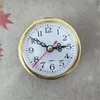 Venta al por mayor, 5 uds., Color dorado, diámetro de salida, 80mm, reloj de inserción de cuarzo, herramientas de bricolaje integradas, gratis