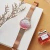 Polshorloges SunKta 2022 Lijst met roségouden vrouwen horloges Kwarts Watch Ladies Top Vrouwelijke meid Clock Relogio Feminino Box