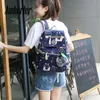 Amberler Canvas Women Backpack Ladies Printed Travel School Backpacks For Teenage Girls High Quality Large Capacity Laptop Bags X0529