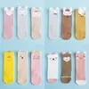 3 paren/set unisex baby sokken voor peuter pasgeboren kinderen zuigelingen winter lange been warmers cartoon dierpatroon boy boy girl socks