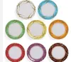 Food Sushi Melamin Dishes Rotary Plates Round Colorful Conveyor Belt Serving Plate RRD6798