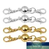 5PCS Round Ball Magnetiska Clasps för Läder Cordmagnet Spänneanslutning för DIY-armband Halsband Smycken Göra fynd
