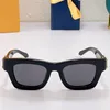 Designer Classic Black Sunglasses Z1415W Óculos de sol Milionário Milionário Quadro Quadro Top de qualidade Contínua retro decorativa Glass261a