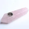 Bocchino di modo moderno semplice del tubo rombico di cristallo naturale della polvere per le vendite dirette dei fornitori del regalo di uso personale