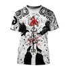 Viking Symbol - Odin Tattoo 3D Gedrukt Mannen T-shirt Harajuku Mode Korte Mouw Zomer Streetwear Unisex T Tops 210629
