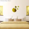 Mirrors 3D Butterfly DIY Mirror Wall Sticker Aesthetic Room Decor Stickers Decal Bedroom Bathroom Home Treandy