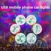 Car Auto Lamp USB Light DJ RGB Mini Colorful Music Sound Light USB-C per Apple Holiday Party Karaoke Atmosphere Lamp Welcome Light