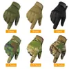 Motorfiets Echt Schapenvacht Leer Off-Road Riding Motor Full Finger Retro Motocross Handschoenen Guantes Moto