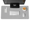 Desktop Gaming Mouse Pad Pu couro mesa protetor esteira antiderrapante à prova d'água para escritório e casa tamanho grande RRE12521