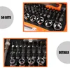 Ratchet Screwdriver Set 61-In-1 Precision Torx Phillips Screwdriver Bits 180 Degree Rotation Handle Repair Hand Tools