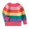 Bobora Kleinkind Kind Junge Kleidung Herbst Winter Warme Pullover Top Langarm Pullover Mädchen Strickstricke Y1024