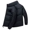 Winter Men Jacka Duck Down Parkas Jacket Mäns Tjock Varm Snow Parka Mäns Stand Krage Ficka Värm ner Puffer Jackor Y1103