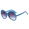 Okulary przeciwsłoneczne Emosnia Vintage Oversized Woman Round Fashion Marka Projektant Mężczyźni Gradient Eyewear Trend Outdoor Sun Glasses UV400