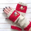 Fünf-Finger-Handschuhe Lugentolo bestickt Damen Herbst Winter Fahion Handgelenkmanschetten fingerlos