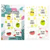 Autocollants anti-moustiques portables 24 pièces/sac dessin animé d'été mignon cône de fruits Animal imprimé Patch anti-moustiques pour les enfants