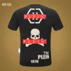 PLEIN BEAR T-Shirt Herren-Designer-T-Shirts Markenkleidung Strass-Schädel-Männer-T-Shirts Klassische hochwertige Hip-Hop-Streetwear-T-Shirt Lässige Top-T-Shirts PB 11381
