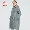 Astrid hiver femmes manteau femmes longue parka chaude mode veste à capuche deux côtés porter des vêtements féminins conception 9191 210819