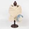 Coreano bonito dos desenhos animados pinguim cross pelúcia colarinho crianças lenço de inverno meninos garotas garotas garotas garotas grossas mornas lenços de bebê scarves Q79 H0923