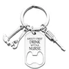 Gepersonaliseerde flesopener sleutelhanger hanger hamer sleutelgereedschap metalen sleutelhanger vaderdag cadeau