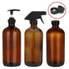 Glass Soap Pump Spray For Aromatherapy Essential Oil Shampoo Dispenser Lotion Liquid Foam Bottle Container Storage