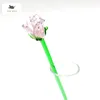 Lampwork Handmade Art Murano Glass Flower Lovely Long Stem Rose Ornament Valentine's Day Holiday Party Gifts For Home Vase De310s