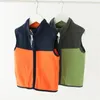 Boys Gillat Coat Tank voor kinderen Polar Fleece Vest Baby's Jacket met en meisjes P16 210622