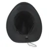 Inverno feminino masculino preto lã fedora chapéu chapeu ocidental cowboy chapéu cavalheiro jazz sombrero hombre boné elegante senhora cowgirl chapéus 22024840357