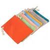 10pcs / lot 자연 면화 가방 9x12 결혼 선물 사탕 쥬얼리 주최자 포장 가방 Drawstring Sachets