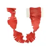 Decorative Flowers & Wreaths DIY Paper Garland Shredded Strip Crinkle Decoration Party Supplies White Home 1 Pc