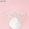 Filles couronnes avec strass bijoux de mariage bijoux de mariée pommes de vue de fête anniversaire Performance pageant cristal diadras accessoires de mariage BW-ZK058