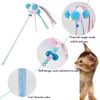 Brinquedos Cat Creative Teaser Wand Pelúcia Tassel Bell Brinquedo Interativo Pet Supplies 2021 Chegue