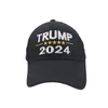 2024 Trump Hat Prezydenckie listy wyborcze Wydrukowane czapki baseballowe dla mężczyzn kobiety sportowe regulowane Trump USA Hip Peak Cap Head 2674814