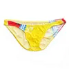 Ice Silk Briefs Super Thin Transparent Underwear Low Waist Sexy Gay Mens Bikini Swimwear DM Swimsuit Swim Pool Bathing Trunks825566994289
