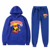 Streetwear backwood hoodie set chndal hombres conuntos de ropa deportiva trmica sudaderas con capucha pantalones traje casual x095927725