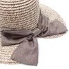 Wide Brim Hats 2022 여름 여름을위한 여름 해변 태양 모자 짚 sombreros de sol Gorro Cappelli da Sole Paille Zon Hoeden Panama delm22